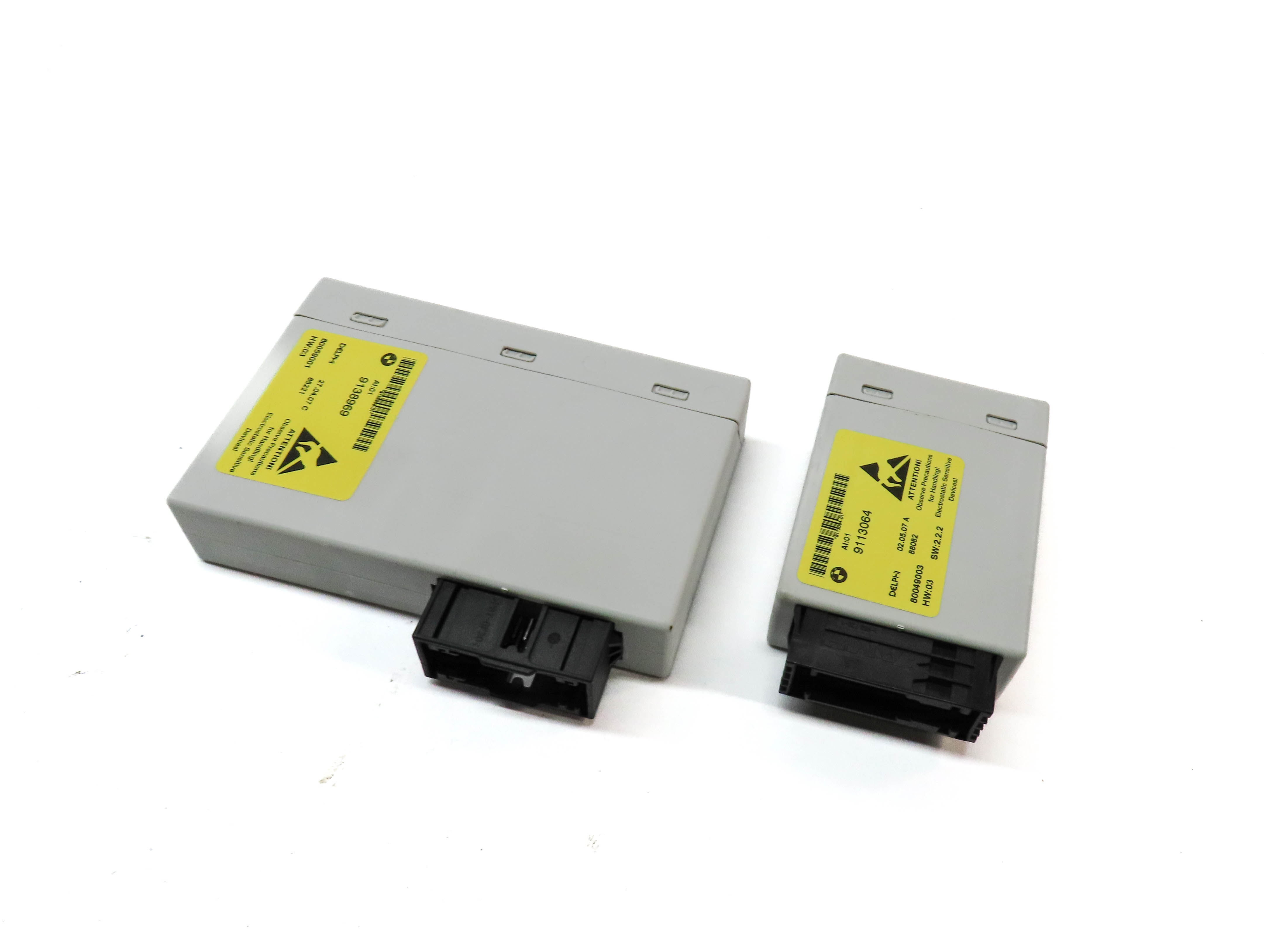 2008-2010 BMW 528i 535i 550i (E60) i-DRIVE POWER CONTROL MODULE SET / 2 — exact item pictured